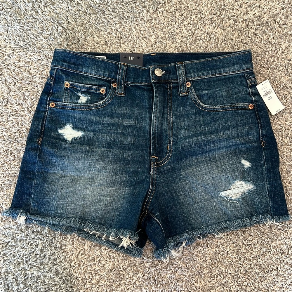 NWT GAP Petites High Rise Denim Shorts